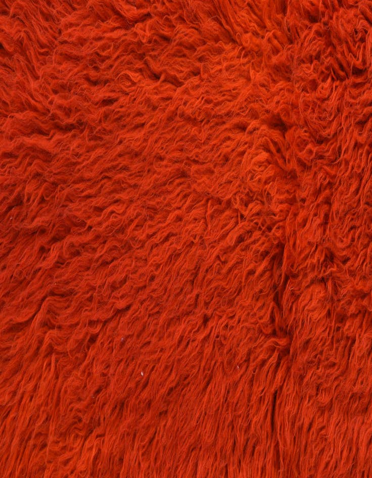 Detail image of 2' 4 x 3'  Hand Knotted Moroccan Wool Rug