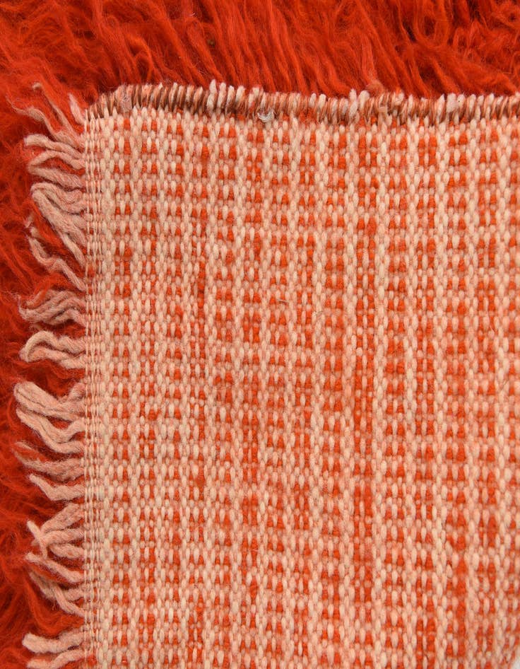 Detail image of 2' 4 x 3'  Hand Knotted Moroccan Wool Rug