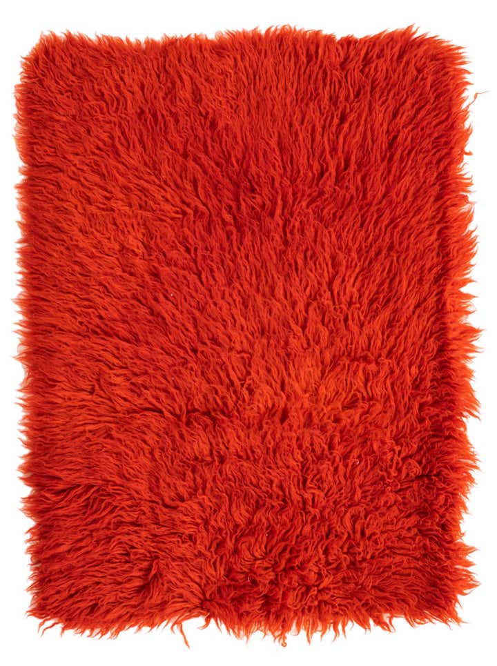 2' 4 x 3' Hand Knotted Moroccan Wool Rug