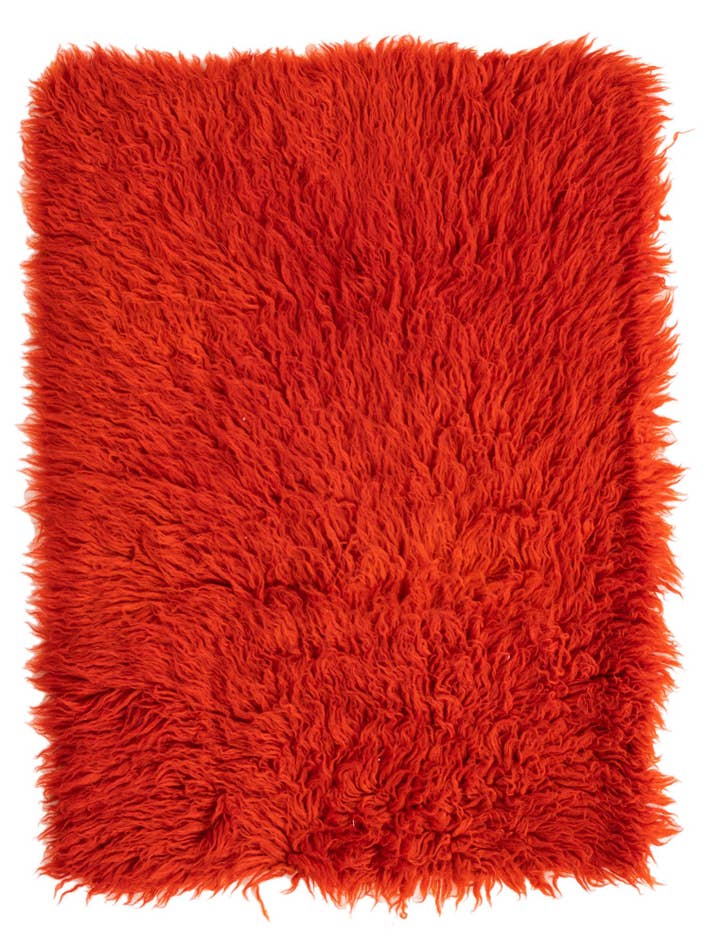 Detail image of 2' 4 x 3' Hand Knotted Moroccan Wool Rug