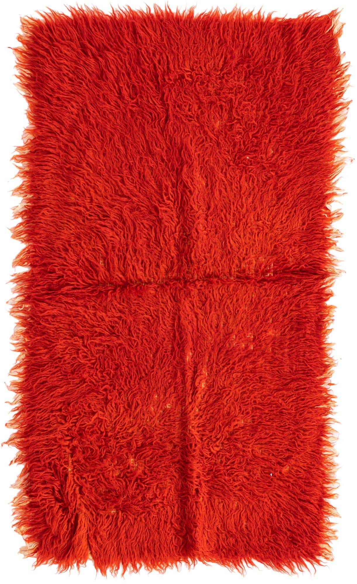 2' 2 x 4' Hand Knotted Moroccan Wool Rug