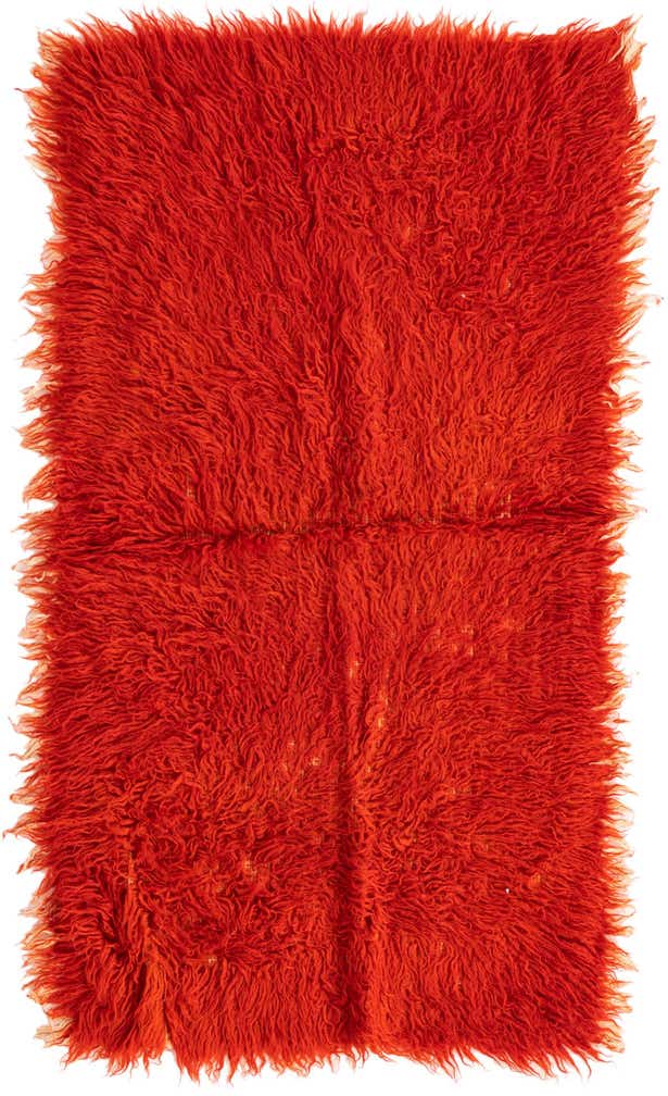2' 2 x 4' Hand Knotted Moroccan Wool Rug