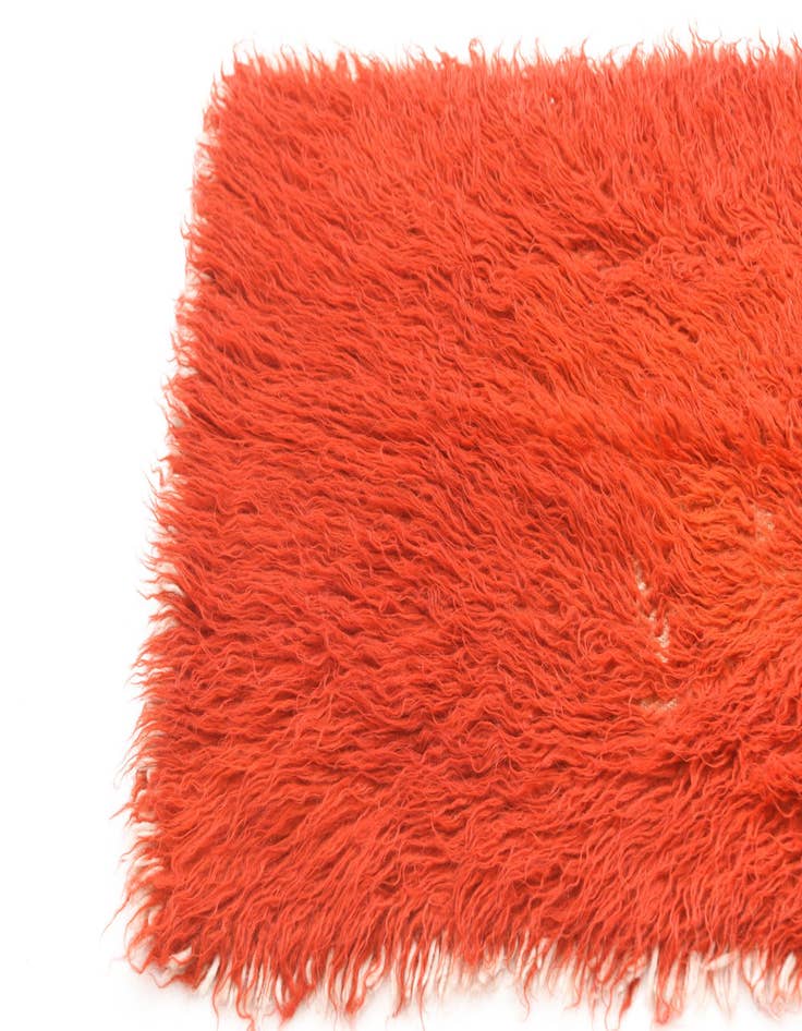 Detail image of 2' 1 x 4' 5  Hand Knotted Moroccan Wool Rug