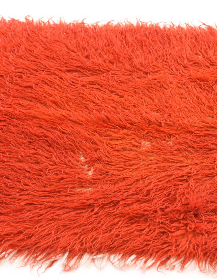 Detail image of 2' 1 x 4' 5  Hand Knotted Moroccan Wool Rug