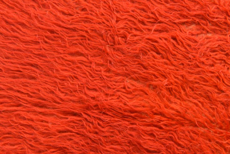 Detail image of 2' 1 x 4' 5 Hand Knotted Moroccan Wool Rug