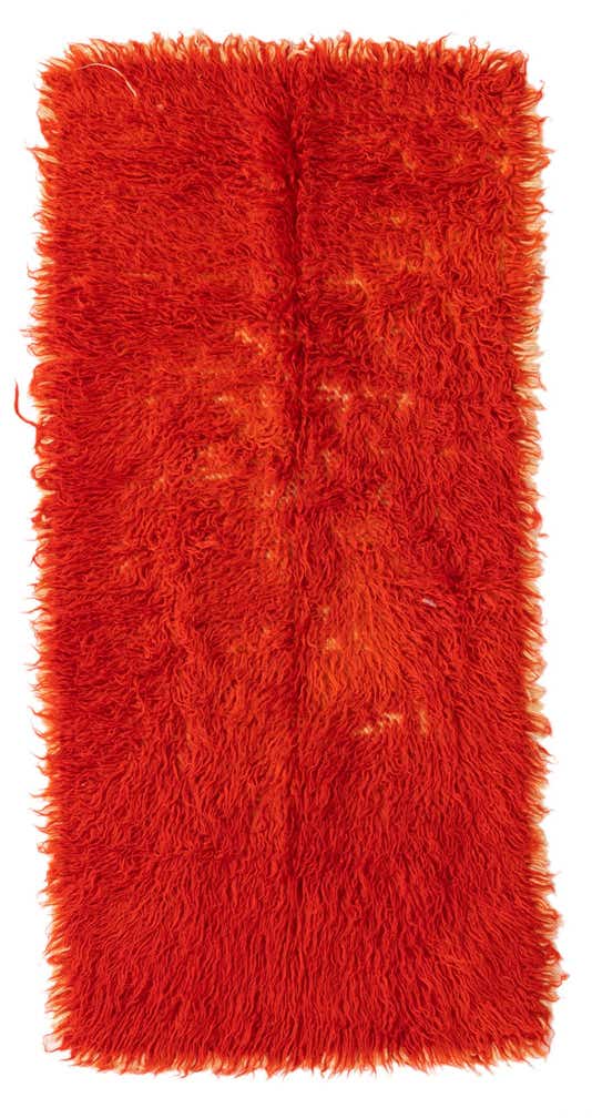 2' 1 x 4' 5 Hand Knotted Moroccan Wool Rug