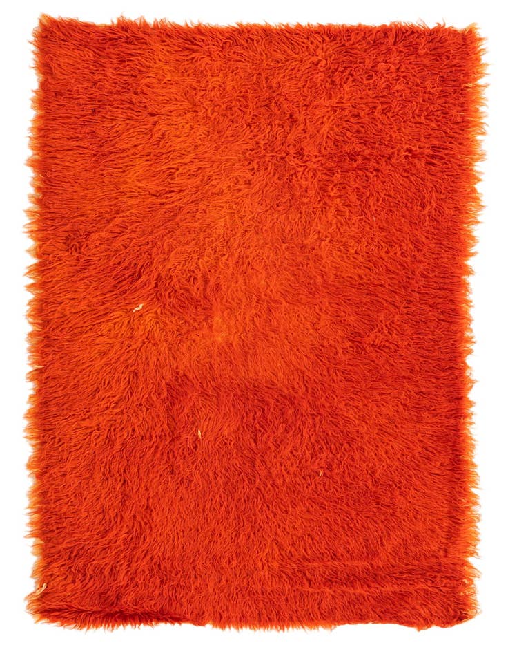 Detail image of 2' 9 x 4' 10 Hand Knotted Moroccan Wool Rug