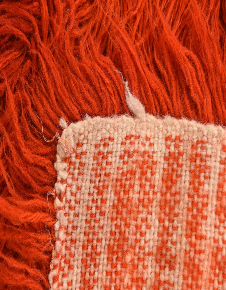 Detail image of 2' 4 x 5' 1  Hand Knotted Moroccan Wool Rug