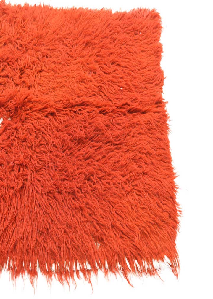 2' 4 x 4' 3 Hand Knotted Moroccan Wool Rug