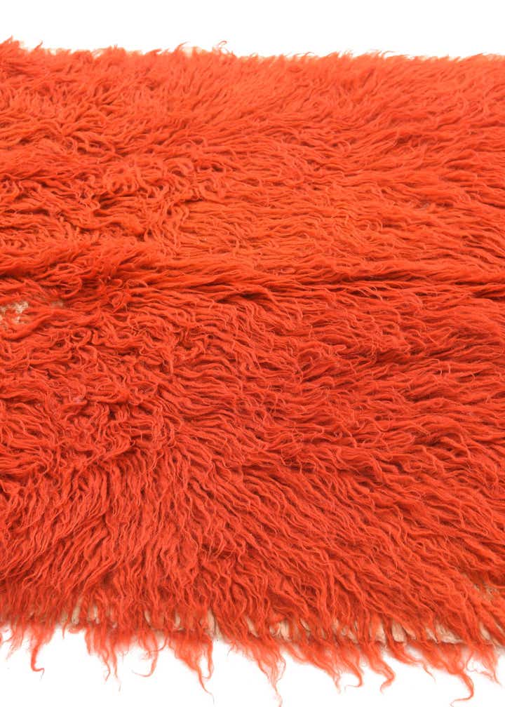 2' 4 x 4' 3 Hand Knotted Moroccan Wool Rug