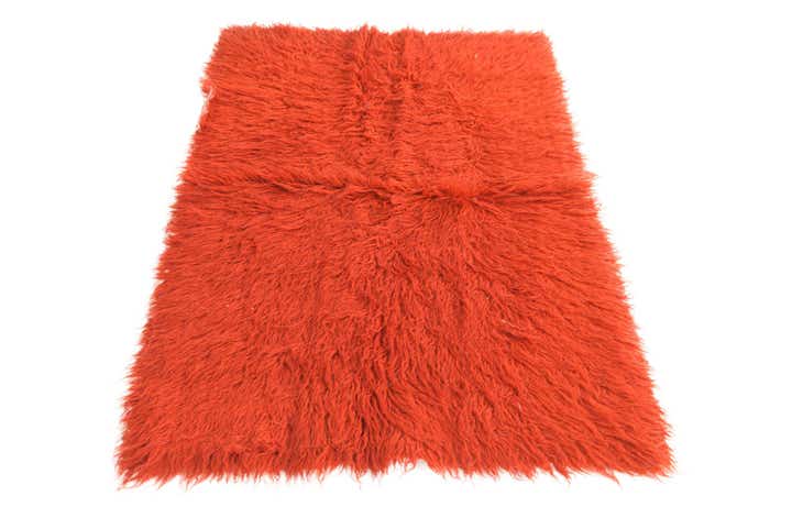 2' 6 x 3' 10 Hand Knotted Moroccan Wool Rug