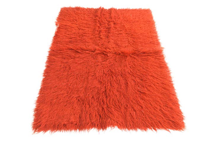 Detail image of 2' 6 x 3' 10 Hand Knotted Moroccan Wool Rug