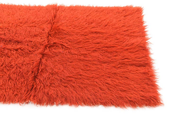 Detail image of 2' 6 x 3' 10 Hand Knotted Moroccan Wool Rug