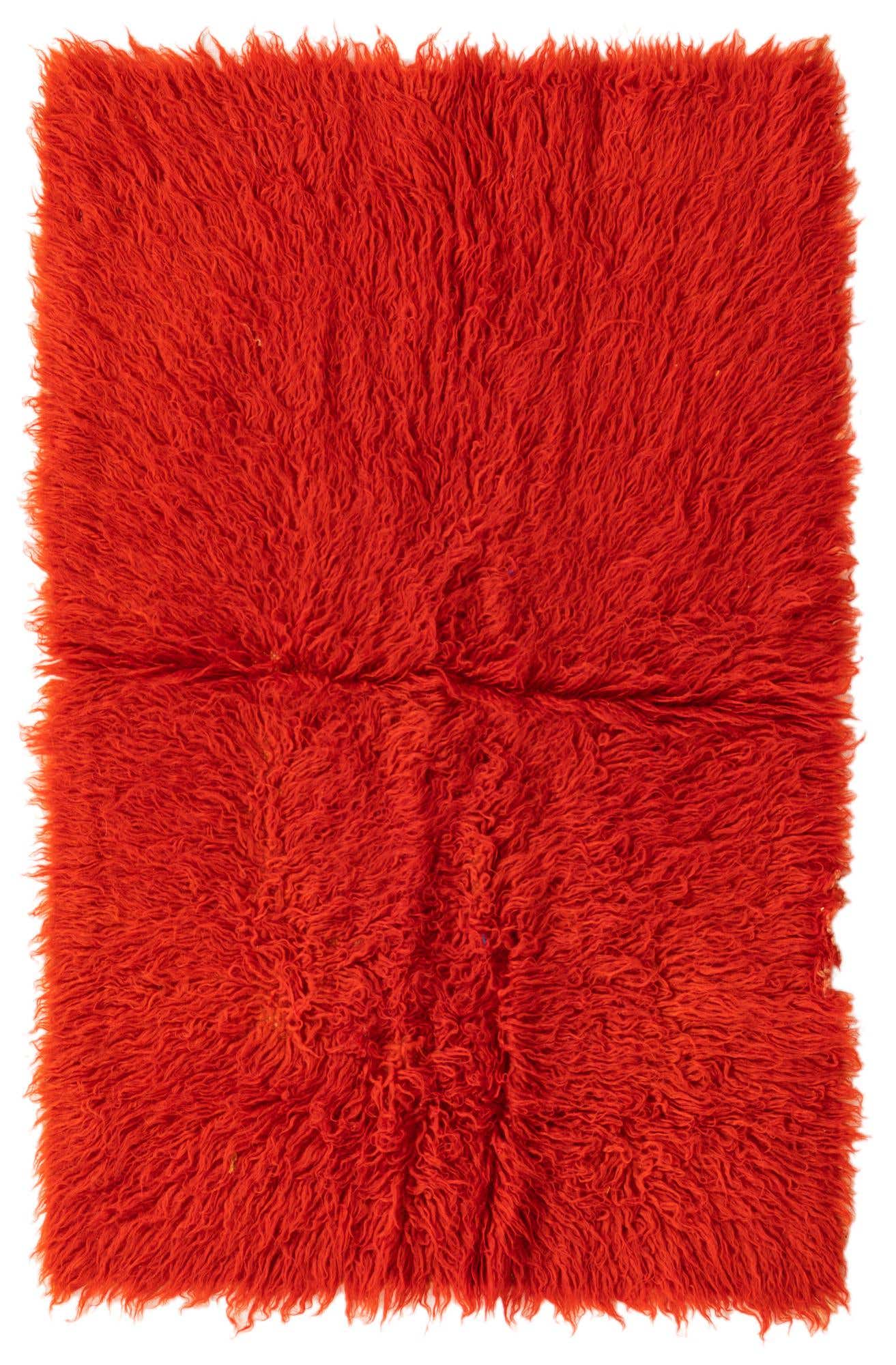 2' 6 x 3' 10 Hand Knotted Moroccan Wool Rug