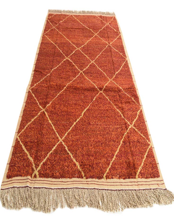 Detail image of 6' x 9' 5  Hand Knotted Moroccan Wool Rug