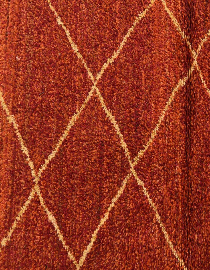 Detail image of 6' x 9' 5  Hand Knotted Moroccan Wool Rug