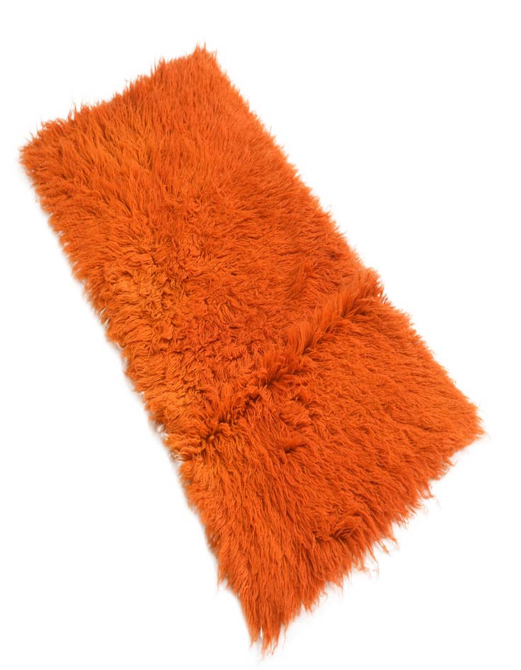 Detail image of 2' 4 x 4' 5  Hand Knotted Moroccan Wool Rug