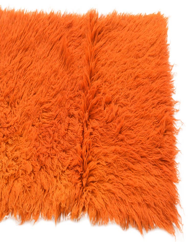 Detail image of 2' 4 x 4' 5  Hand Knotted Moroccan Wool Rug