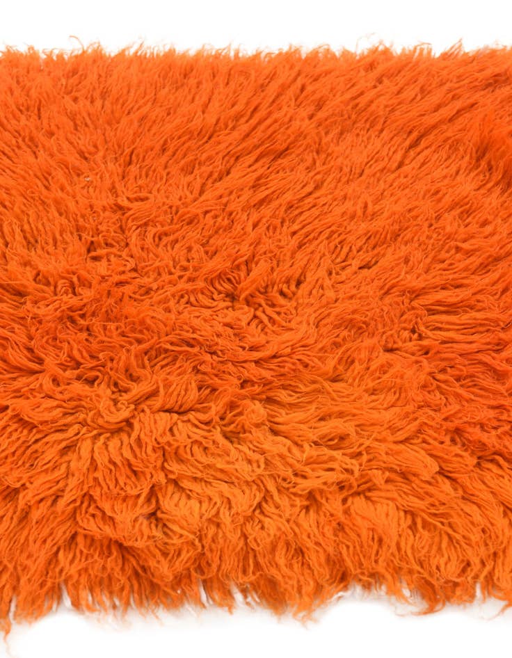 Detail image of 2' 4 x 4' 5  Hand Knotted Moroccan Wool Rug