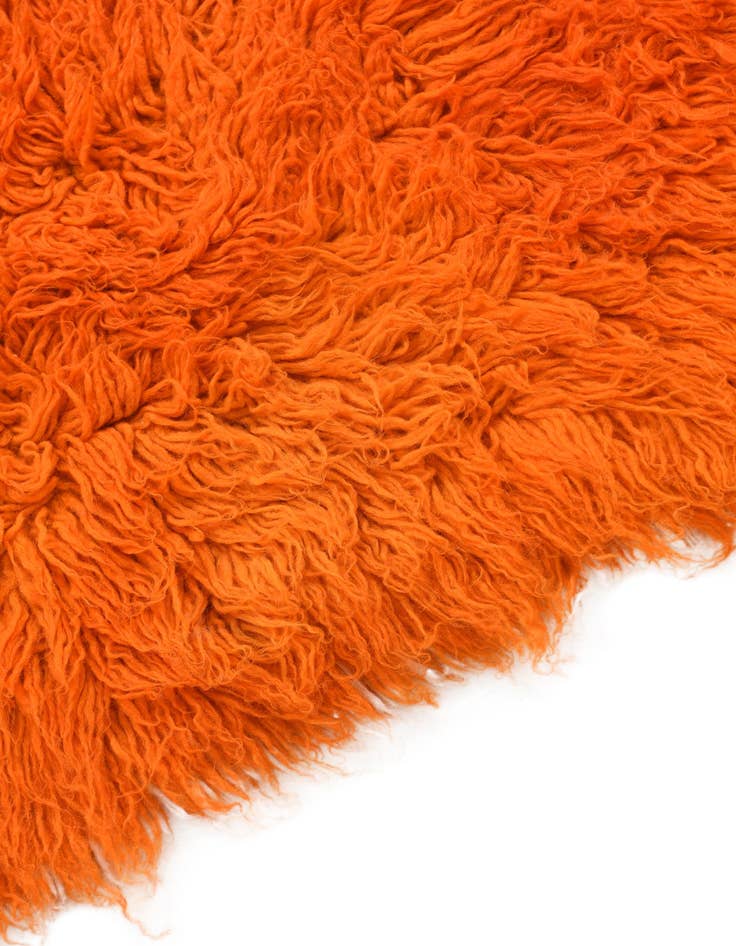 Detail image of 2' 4 x 4' 5  Hand Knotted Moroccan Wool Rug