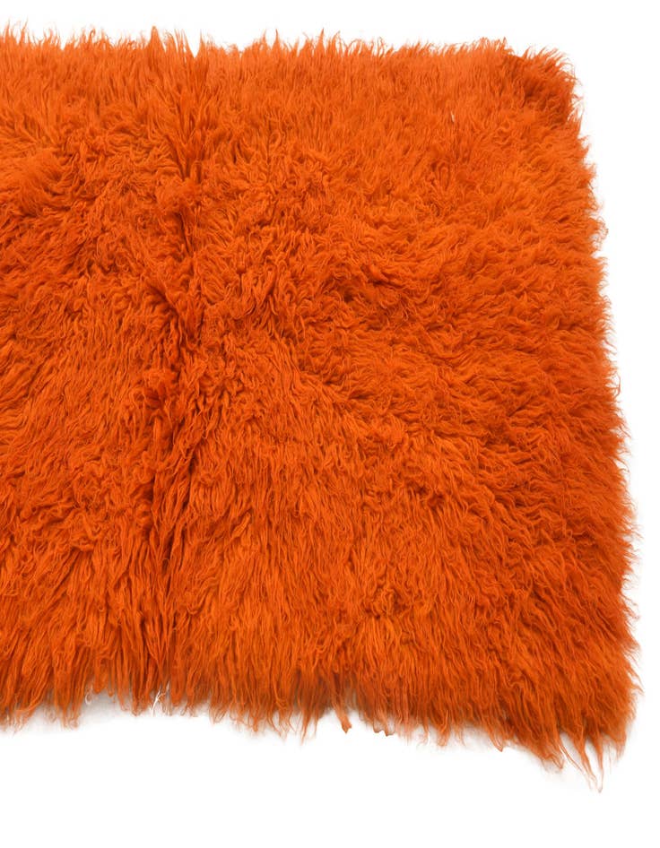 Detail image of 2' 4 x 4' 4  Hand Knotted Moroccan Wool Rug