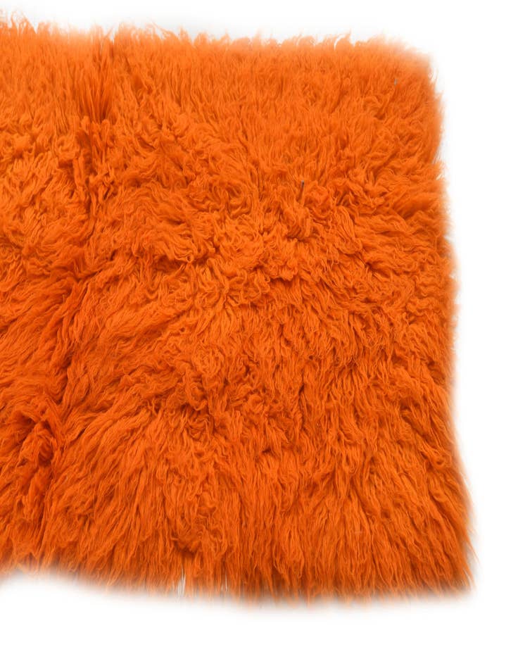 Detail image of 2' 2 x 4'  Hand Knotted Moroccan Wool Rug