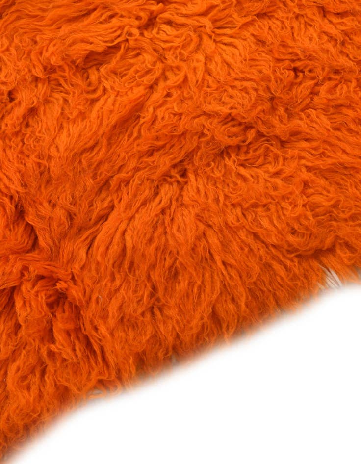 Detail image of 2' 2 x 4'  Hand Knotted Moroccan Wool Rug