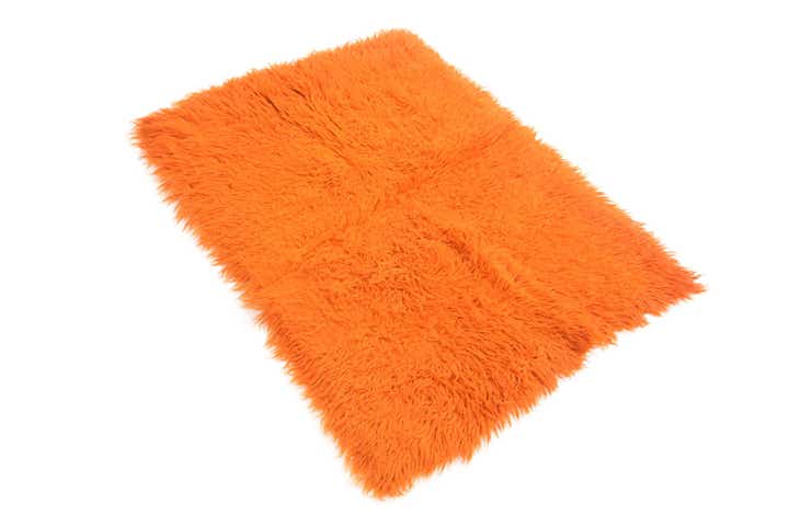 2' 4 x 3' 3 Hand Knotted Moroccan Wool Rug