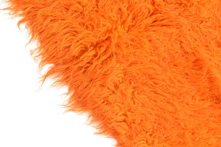 Detail image of 2' 5 x 4' 6 Hand Knotted Moroccan Wool Rug