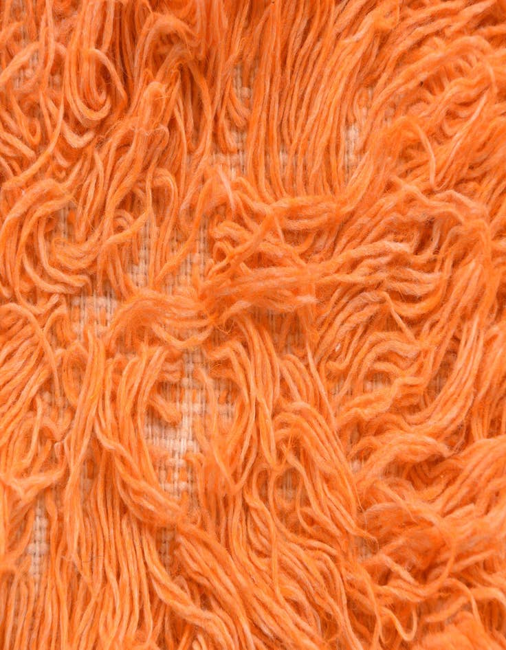 Detail image of 2' 5 x 4' 3  Hand Knotted Moroccan Wool Rug