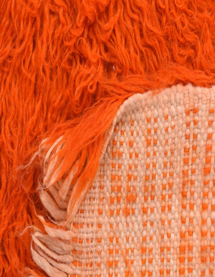 Detail image of 2' 6 x 4' 6  Hand Knotted Moroccan Wool Rug