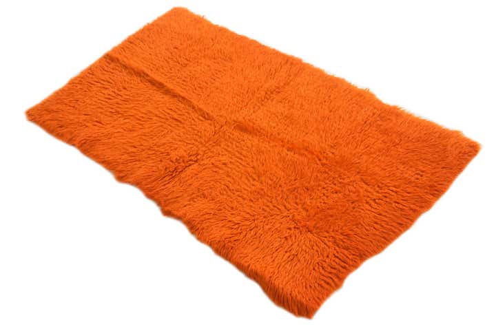 2' 1 x 3' 8 Hand Knotted Moroccan Wool Rug