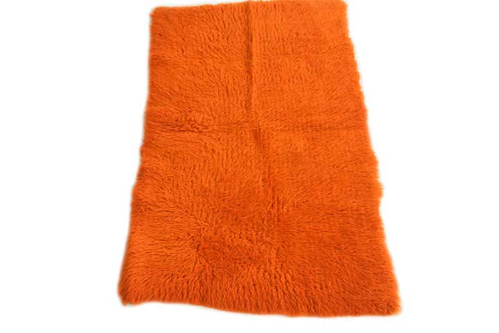 2' 1 x 3' 8 Hand Knotted Moroccan Wool Rug