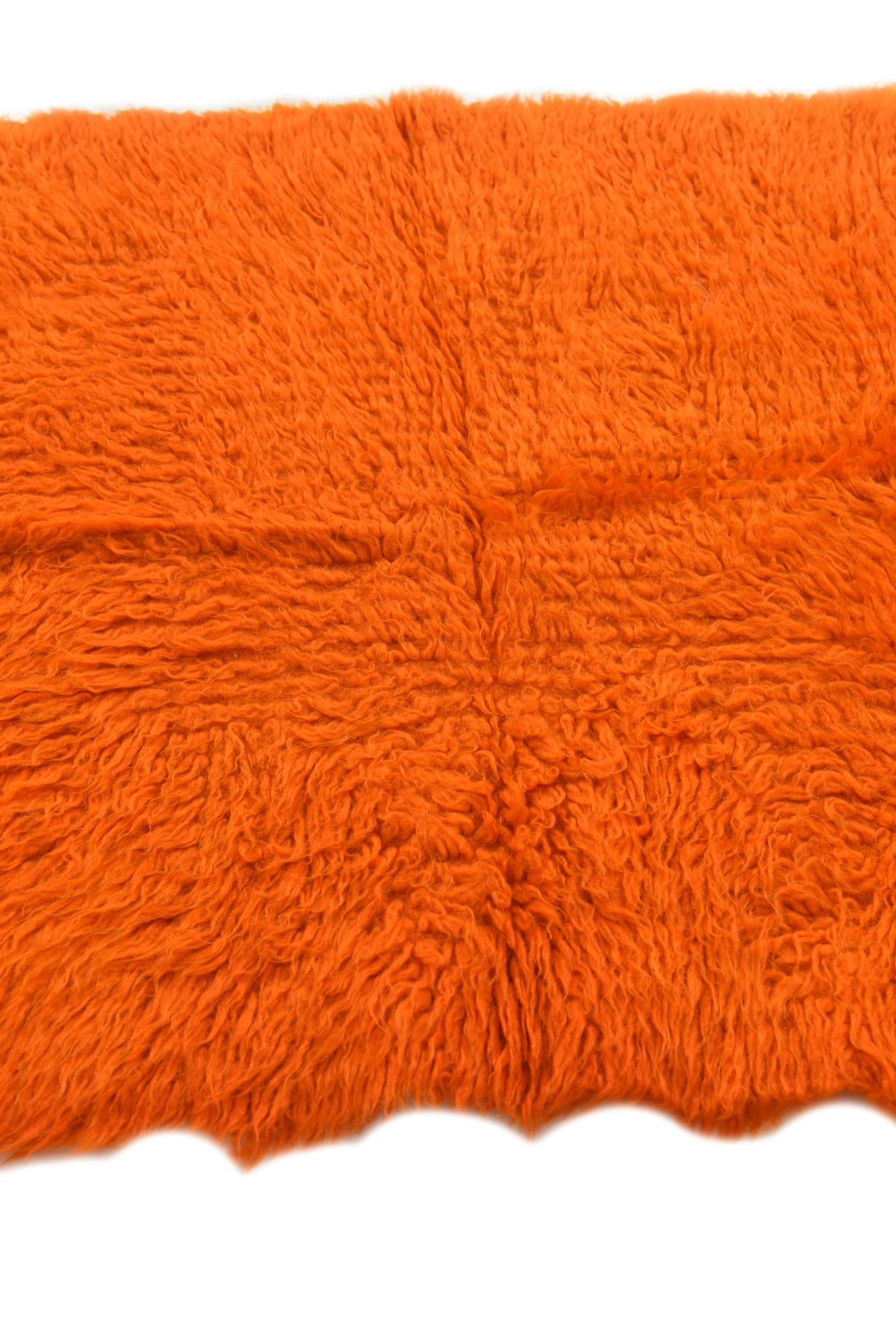 2' 1 x 3' 8 Hand Knotted Moroccan Wool Rug