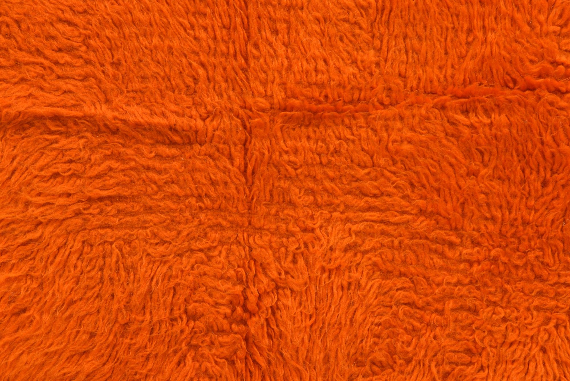 2' 1 x 3' 8 Hand Knotted Moroccan Wool Rug