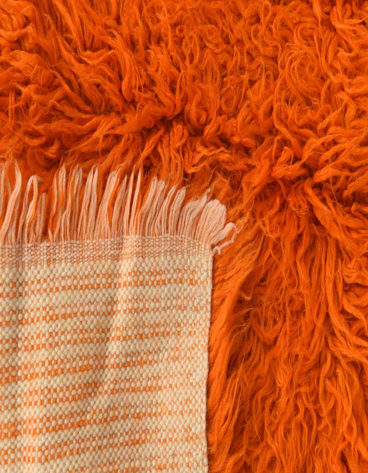 Detail image of 2' x 3' 8  Hand Knotted Moroccan Wool Rug