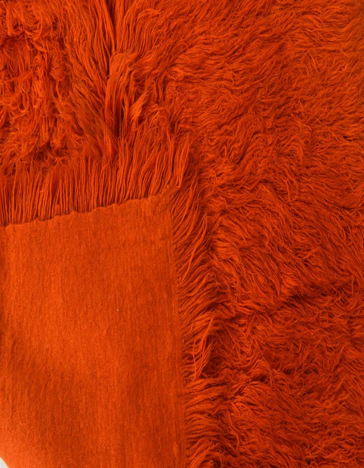 Detail image of 6' 2 x 7' 7  Hand Knotted Moroccan Wool Rug