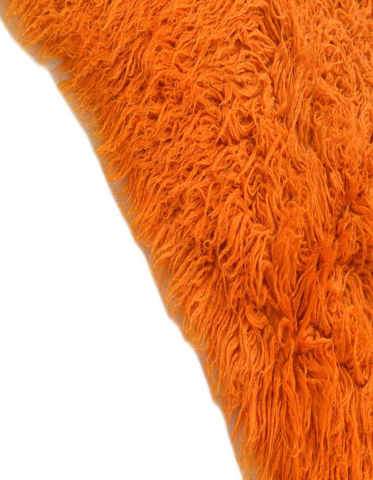 Detail image of 2' 8 x 4' 2  Hand Knotted Moroccan Wool Rug