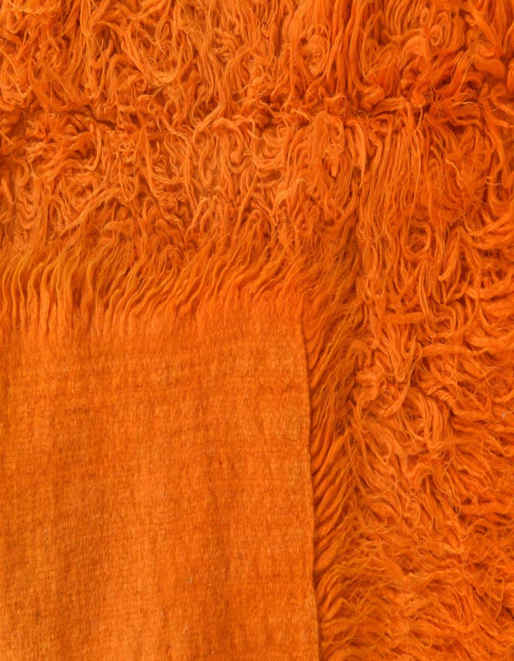 Detail image of 2' 8 x 4' 2  Hand Knotted Moroccan Wool Rug