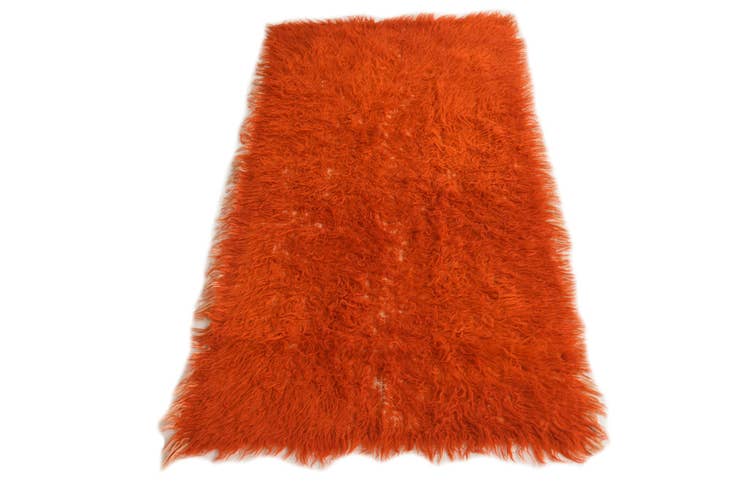 Detail image of 2' 5 x 4' 7 Hand Knotted Moroccan Wool Rug