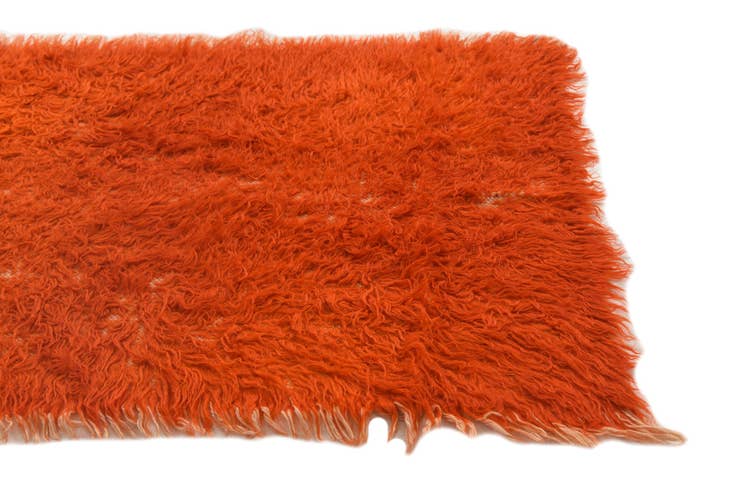 Detail image of 2' 5 x 4' 7 Hand Knotted Moroccan Wool Rug