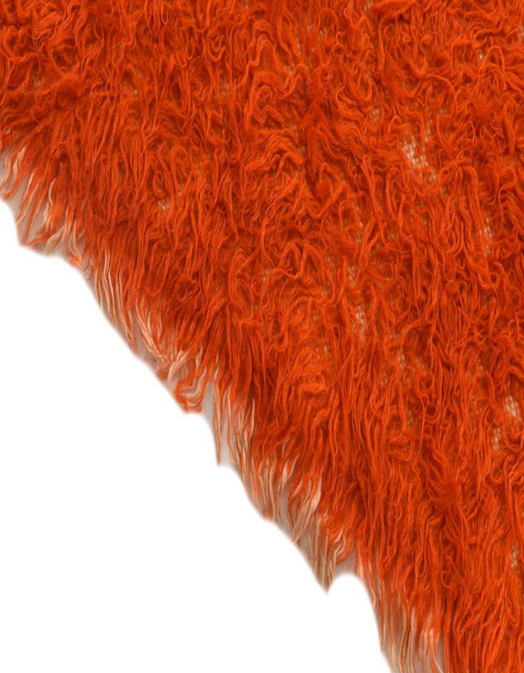 Detail image of 2' 5 x 4' 7 Hand Knotted Moroccan Wool Rug