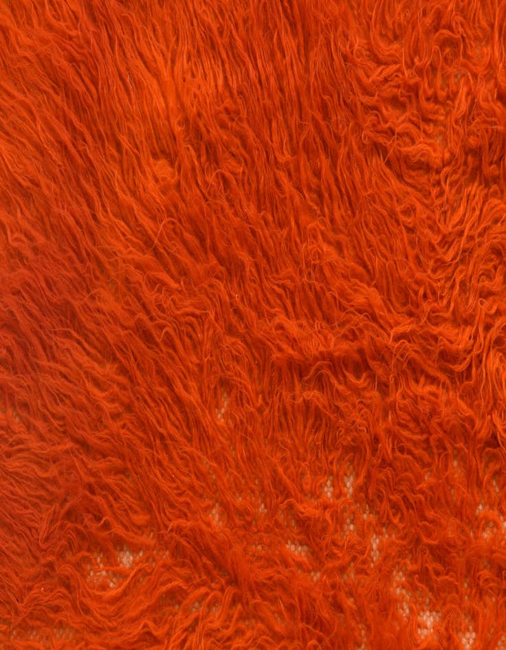 Detail image of 2' 5 x 4' 7  Hand Knotted Moroccan Wool Rug