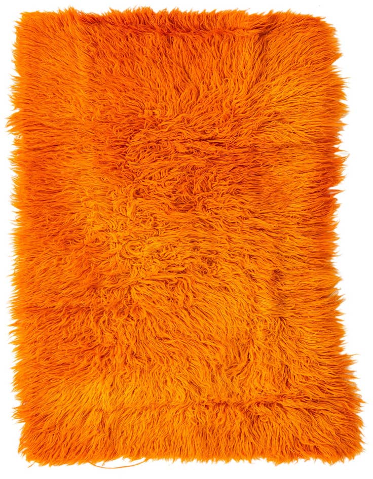 Detail image of 2' 7 x 4' 10 Hand Knotted Moroccan Wool Rug