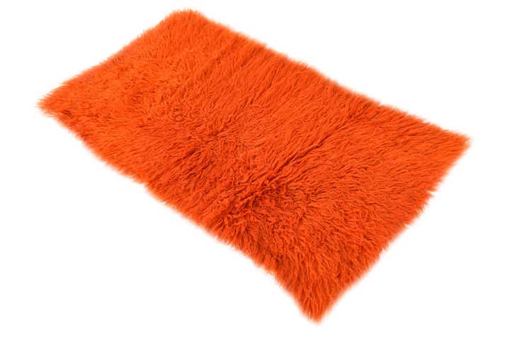 2' 2 x 3' 11 Hand Knotted Moroccan Wool Rug