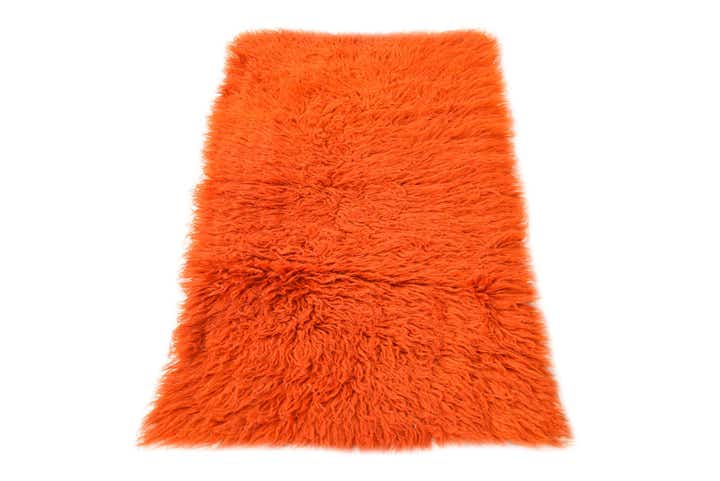 2' 2 x 3' 11 Hand Knotted Moroccan Wool Rug