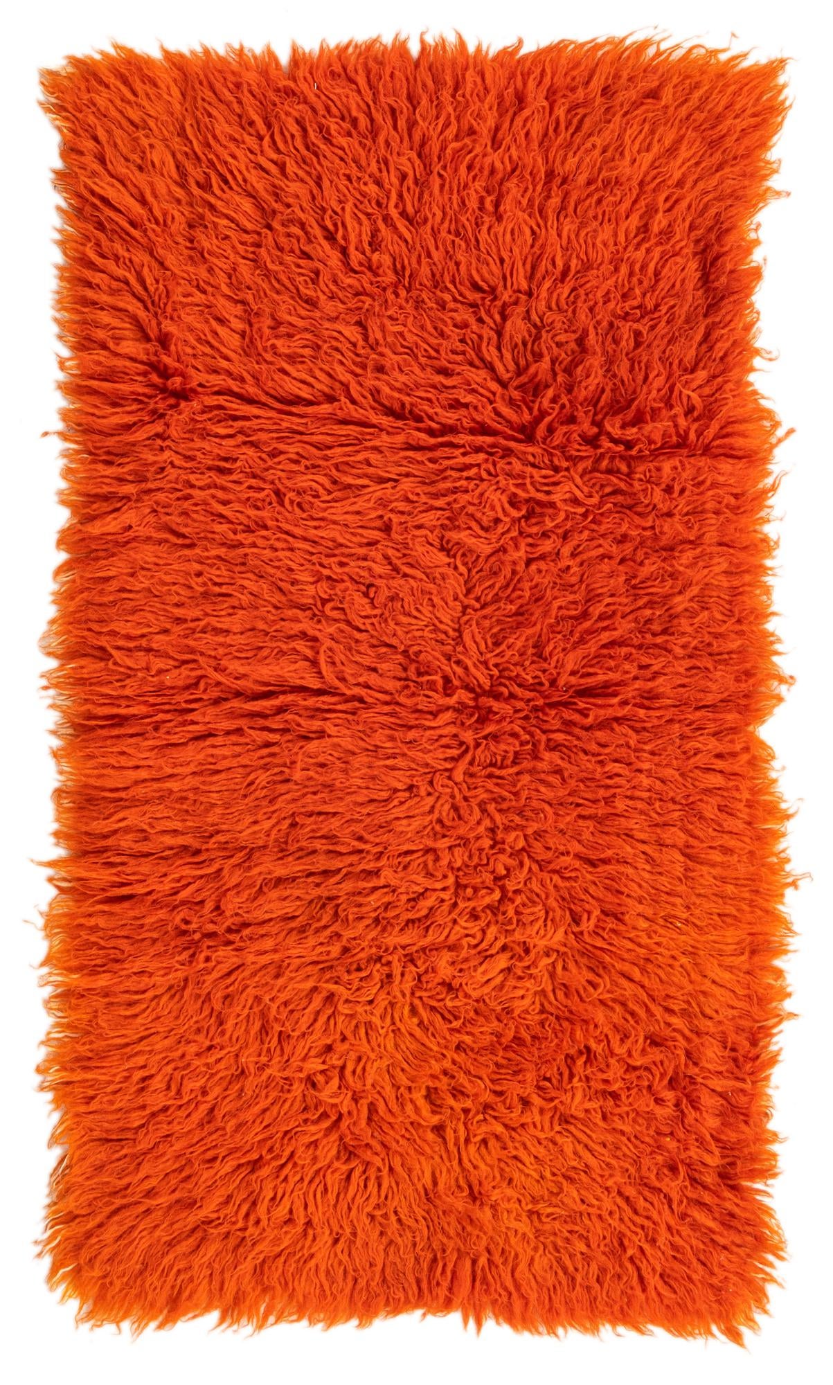 2' 2 x 3' 11 Hand Knotted Moroccan Wool Rug