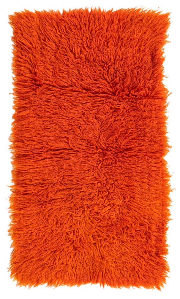 2' 2 x 3' 11 Hand Knotted Moroccan Wool Rug