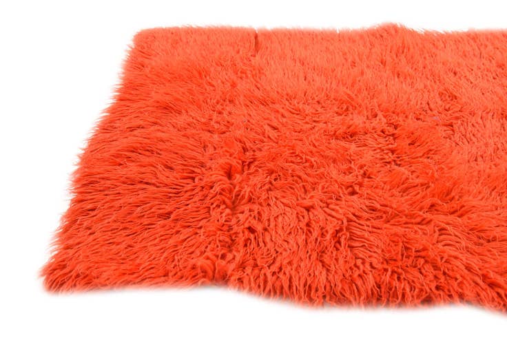 Detail image of 2' 8 x 4' 10 Hand Knotted Moroccan Wool Rug