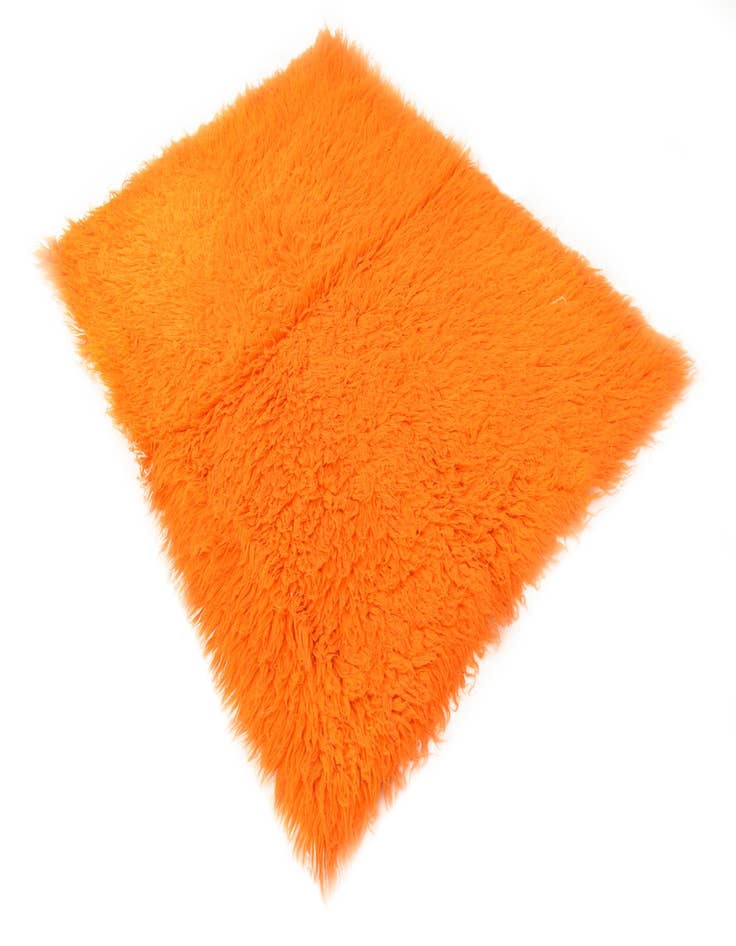 Detail image of 4' 1 x 5' 7  Hand Knotted Moroccan Wool Rug